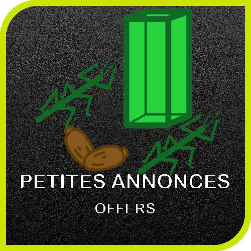Menu principal, les petites annonces de phasmes