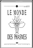 revue du GEP : le monde des phasmes