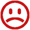 smiley rouge, levage difficile